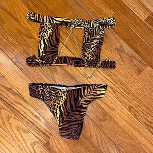 Animal print Bikini set